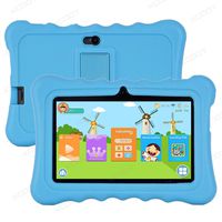Xgody T702 7 Inch Android Kids Tablet 1GB 16GB Storage Quad Core Android 8.1 with WiFi Dual Camera IPS Safety Eye Protection Screen and Parents Control Mode Kid-Proof Case (Blue)