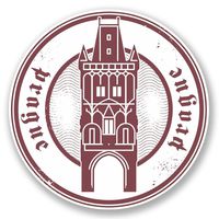 2 x 10cm/100mm Prague Czech Republic Vinyl Sticker Decal Laptop Travel Luggage Car iPad Sign Fun #6094