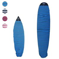 Ho Stevie! Surfboard Sock Cover - Light Protective Bag for Your Surf Board [Choose Size and Color] (Blue and Gray, 7'0")