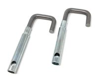 Adjustable J Hook Hanger Bracket for Exhaust Systems (2 Pack)