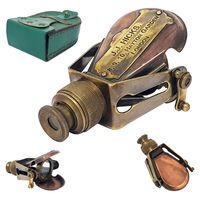 Brass Nautical - Antique Style Ships Pocket Monocular Brass Telescope with Leather Box