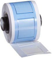 Brady PSPT-750-1-WT TLS 2200 and TLS PC Link 1.015" Width x 1.25" Height, B-342 Heat-Shrink Polyolefin, Matte Finish White PermaSleeve Wire Marker Sleeves (100 per Roll)