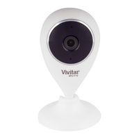 Vivitar IPC112N-WHT Smart Home Capture Cam Built-in Wi-Fi Connectivity, Magnetic Base, 2GB of Free Space in The Cloud, Talk 2 U Technology, Works with iOS & Android Devices, White