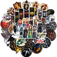Ratgoo 100 Pcs Waterproof Vinyl Stickers of TV Series Game of Thrones Vinyl Stickers to Boys Teens Kids Men Adult for Laptop Water Bottle Computer Mac Phone Case Hydro Flask Car Skateboard Luggage