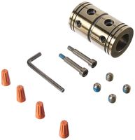 Emerson CFDCAB Downrod Coupler, Antique Brass, 43 Piece