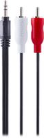 Philips Y-Splitter Audio Cable 6ft (1.8m), 2 RCA to 3.5mm Y Adapter for 3.5mm Phone, Smartphone,Tablet, Mobile Audio Player/Speaker Audio Receiver or Other RCA Enabled Devices, SWA9216B/27