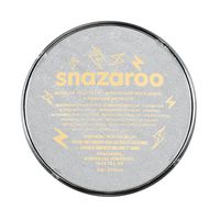 Snazaroo Metallic Silver Face Paint 18ml Clam Pack Color, M
