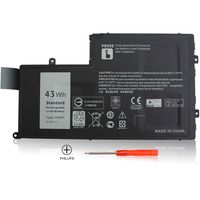 TECHEER 11.1V 43WH TRHFF Notebook Battery Compatible with DELL Inspiron 5447 5545 5547 5548 N5447 N5547 15-5000 Series i5547-3750sLV Latitude 14 3450 15 3550 DL011307-PRR13G01 1V2F6 01v2f6 0PD19 P39F