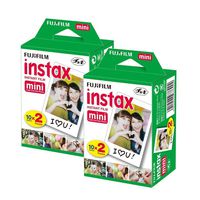Instax Mini Film Bundle Pack (40 Shots) + Free Wall Album