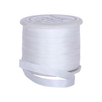 Threadart 100% Pure Silk Ribbon - 4mm White - No. 003-3 Sizes - 50 Colors