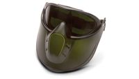 Direct/Indirect Goggle with IR5 Lens and Green Tinted Faceshield Attachment