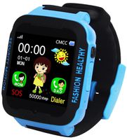 findtime Kids Smart Watch 2G Phone GPS Tracker Anti-Lost SOS Remote Wrist Watches for Children Boys Girls Blue