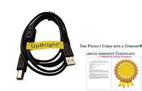 UPBRIGHT New USB Cable PC Laptop Cord for Rane SL1 SL2 SL3 SL4 Serato Scratch Live 2.0 DJ Interface