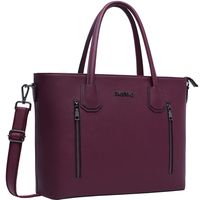 Laptop Bag,15.6-17 Inch Laptop Tote Bag for Women Large Work Tote Bag-Darkpurple 17in