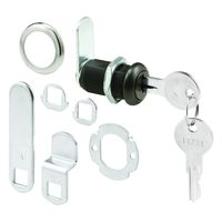 Defender Security U 11089 Drawer and Cabinet Lock - Secure Important Files and Drawers, 1-3/8", Diecast Housing with Classic Bronze Finish, Fits on 1" Max Panel Thickness