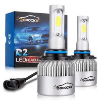 VoRock8 R2 COB 9006 HB4 8000 Lumens Led Headlight Conversion Kit, Low Beam Headlamp, Fog Driving Light, Halogen Head Light Replacement, 6500K Xenon White, 1 Pair