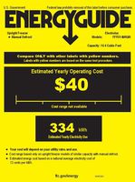 DMAFRIGFFFU14M1QW - Frigidaire 14.4 Cu. Ft. Upright Freezer