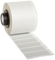 Brady PTL-29-486 TLS 2200 and TLS PC Link 1.5" Width x 0.5" Height, B-486 Ultra Aggressive Metallized Polyester, Matte Finish Silver BradyBondz Label (500 per Roll)
