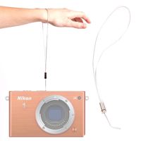 DURAGADGET Hardwearing Black Wrist Carrying Strap - Compatible with Nikon 1 J4 | Coolpix L29 & Coolpix Compact Cameras