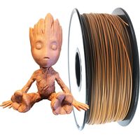 PRILINE 1kg Wood PLA Filament 1.75 3D Printer Filament(The Layer Should be Thicker Than 0.2mm and The Nozzle Should be Bigger Than 0.4mm)