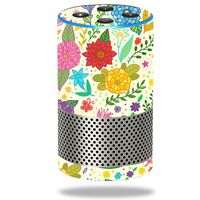 MightySkins Skin Compatible with Amazon Echo (2ND Gen) - Flower Garden | Protective, Durable, and Unique Vinyl Decal Wrap Cover | Easy to Apply, Remove, and Change Styles | Made in The USA
