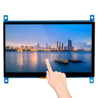 SunFounder Raspberry Pi 4 Display Touchscreen 7 Inch HDMI 1024×600 USB IPS LCD Screen Display Monitor for Raspberry Pi 4 3 Model B, 2 Model B, and 1 Model B+, Windows Capacitive Touch Screen