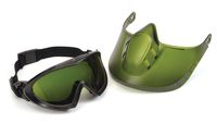 Direct/Indirect Goggle with IR3 Lens and Green Tinted Faceshield Attachment