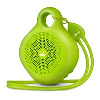 Meidong MD01-GREEN Portable Wireless Bluetooth Speaker with Microphone, Outdoor and Water Resistant for Travel/Hiker/Running - Green