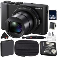 Panasonic LUMIX DMC-LX10 20.1MP Leica DC Optical Zoom Digital Camera Bundle with 32GB Memory Card + More