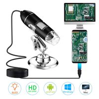 Digital Microscope,STPCTOU 40 to 1000x Magnification Endoscope 8 LED Mini Camera with OTG Adapter and Metal Stand Compatible with Mac Window7 8 10 Android Linux