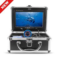 Erchang Underwater Fish Finder,Fishing Camera with 7 inch LCD HD 1000TV TFT Color Monitor + 50 Cable +12pcs IR Infrared LED + 4500mAh Rechargeable Battery for Ice/Lake/Boat Fishing