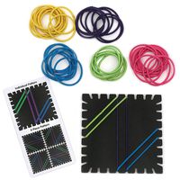 Eureka Classroom Supplies Pattern Building Stretch Band Kit, 8 pc