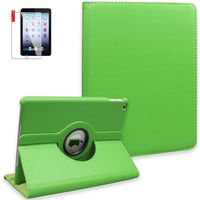 iPad 9.7 inch 2018 2017 Air1 Case with Screen Protector and Stylus - iPad 5th 6th Generation Case - 360 Degree Rotating Stand, Auto Sleep Wake -A1822 A1823 A1474 A1475 MR7F2LL/A (Green)