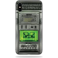 MightySkins Skin Compatible with Apple iPhone X - Boombox | Protective, Durable, and Unique Vinyl Decal wrap Cover | Easy to Apply, Remove, and Change Styles | Made in The USA