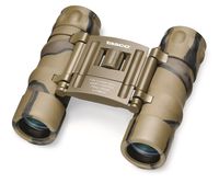 Tasco Essentials 10x 25mm Roof Prism Compact Binoculars (Brown Camo)