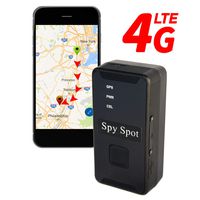 Spy Spot New 2019 Upgraded LTE 4G GL_300MA Portable Mini Real Time Tracking GPS Locator No Contracts + Unlimited Tracker Text Message Alerts + Perimeters