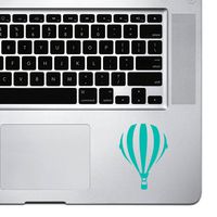 StickAny Palm Series Hot Air Balloon Sticker for MacBook Pro, Chromebook, and Laptops (Turquoise)