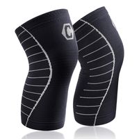 CAMBIVO 2 Pack Knee Brace, Knee Compression Sleeve Support for Running, Arthritis, Meniscus Tear, Sports, Joint Pain