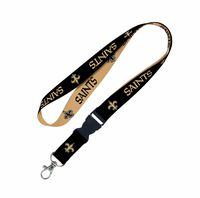 NFL New Orleans Saints Lanyard with Detachable Buckle