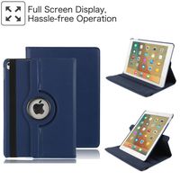 Businda 7.9 Inch iPad Mini Stand Case, 360 Degrees Rotating Stand Case,Folio Book Cover Designed,Slim & Light, Protective Case for Apple iPad Mini 1/2/3 7.9 inch (iPad Mini 1/2/3, Blue)