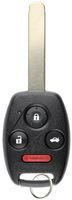KeylessOption Keyless Entry Remote Control Uncut Car Ignition Key Fob Replacement for OUCG8D-380H-A