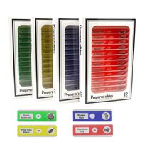 Luckkyme 48 Pack Microscope Slide Collection of Insect Animal Insects Plant Flowers Biology Science Education Specimens for Kids Children Students Enlighten Education