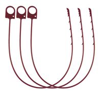 SDY 26-inch Snake Hair Drain Clog Remover Cleaning Tool, patented design easy pass through most drains to pull the clog out, 3 Pack, Burgundy red