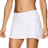 HEAD Women's Athletic Tennis Skort - Performance Training & Running Skirt - Fresh Mesh Stark White, X-Large