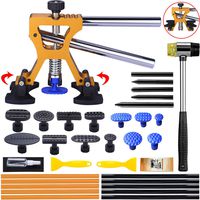 Manelord Auto Body Dent Repair Kit, Car Dent Puller with Golden Dent Puller for Auto Body Dent Removal, Minor Dent and Deep Dent Removal