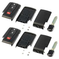fits Toyota Prius 2004 2005 2006 2007 2008 2009 Key Fob Cover Case Shell Keyless Entry Remote, Set of 2