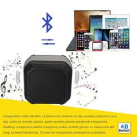 Protable Wireless Speaker with 10 Playing Hours for Outdoor or Shower Waterproof Shock Proof Wireless Minisize LRM-LXIWT2