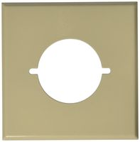 Morris 83488 Painted Steel Wall Plate, Range/Dryer, 2 Gang, Ivory