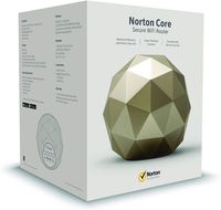 NORTON CORE by Symantec Model 517 High Performance Secure Wi-Fi Wireless Router Built-in Network, Device and Antivirus Security, Smart Parental Controls - Titanium Gold