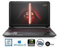 HP 15 Star Wars Special Edition 15.6" IPS FHD WLED-Backlight Gaming Laptop, Intel Core i7-6500U, 8GB RAM, 1TB HDD, NVIDIA GeForce 940M, Webcam, Bluetooth, HDMI, DVD, Windows 10 (Certified Refurbished)